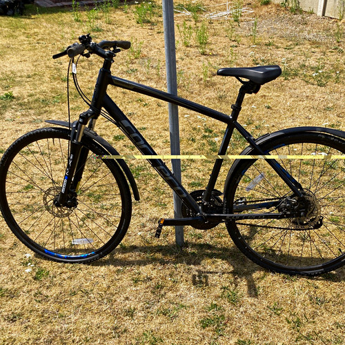Carrera hybrid bike 700c black - hybrid,