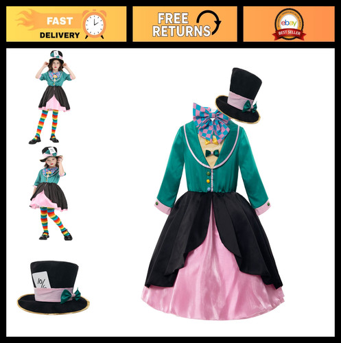 Girls mad hatter costume - hatter,