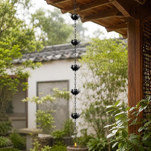 Vintage lotus metal rain - lotus,