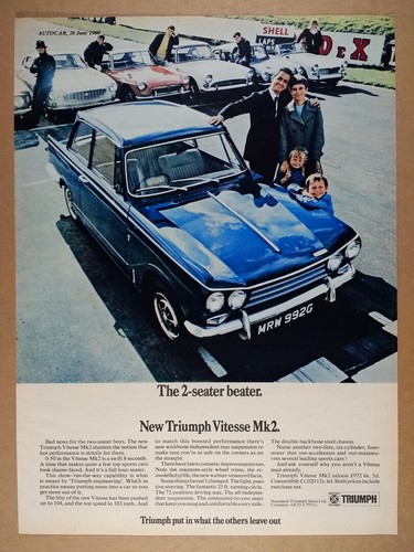 1969 triumph vitesse mk2 - triumph, color