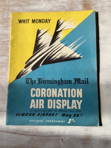 1953 elmdon airport coronation - elmdon,