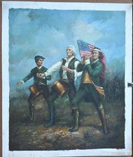 Hand painted Oil painting On Canvas, 20"x24" Unsigned, never been framed