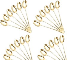 YSAMAX 24 Pcs Golden Stainless