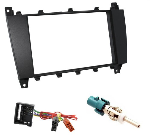Stereo double din facia - double, fascia