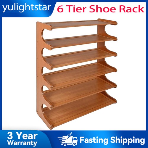 Tiers bamboo shoe rack - 6,