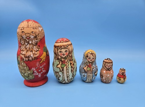 Christmas russian nesting - christmas,