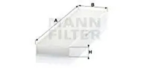 Cabin filter below the - , glove