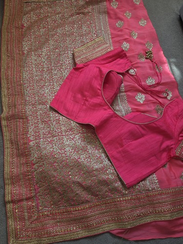 Bright pink and gold - pink,