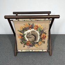 Vintage Knitting Yarn Basket