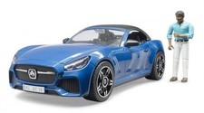 BRUDER Roadster with Driver - B103481 - LEISURE TOY