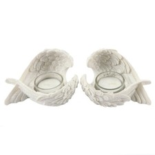 Angel Wing Glass Tea Light T
