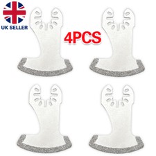 4PCS Multi Oscillating Saw Blades Diamond Segment Tool Grit Grout Removal Tools