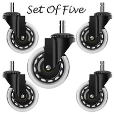 Office Chair Caster Wheels 3"