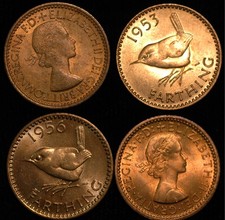 Farthing 1953 - 1956 Elizabeth