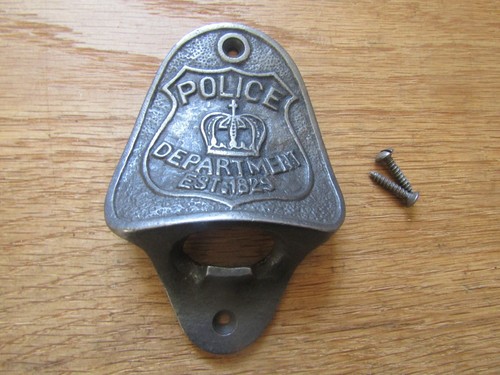 Cast iron rustic bottle opener - iron,