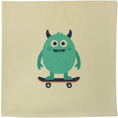 Monster skateboard canvas - on, skateboard'
