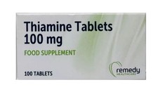 Vitamin B1 100mg Thiamine - 100 Tablets - High Strength Heart & Nervous System