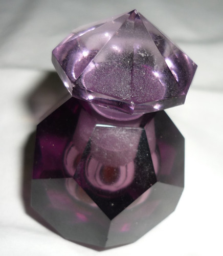 Vintage faceted amethyst - vintage,