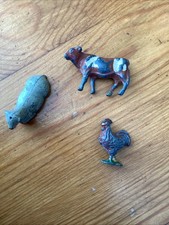 3 Britains Lead Farm Animals