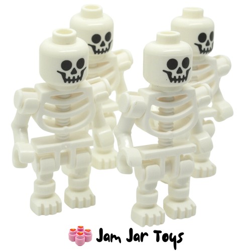 Lego minifigure skeletons - minifigure, 4x