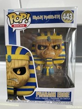 Funk Pop! Rocks Iron Maiden #443 Pharaoh Eddie - Slight  Damaged Box