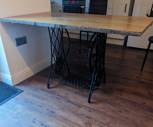 Solid oak dining table and - solid,