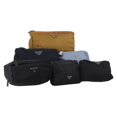 Prada pouch nylon - 6, black