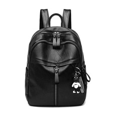 Black Women's Backpack with
