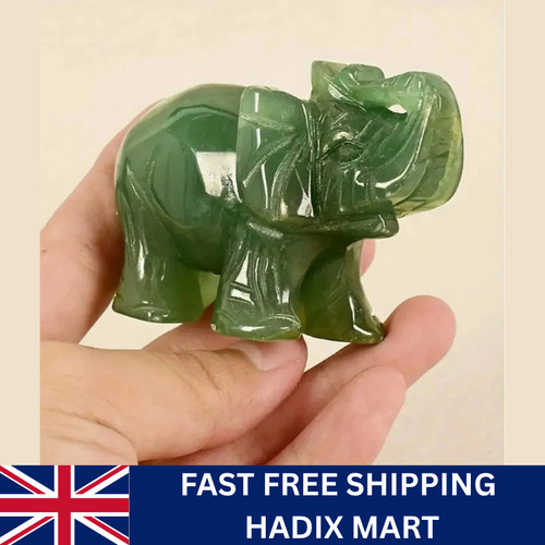 Hand carved green - green, aventurine