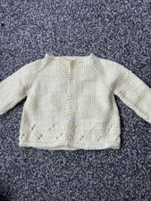 Hand Knitted Baby Cardigan