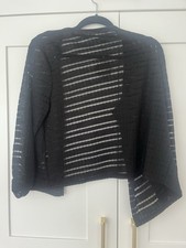 Black Lace 3/4 Sleeve Shrug