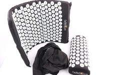 LyfeFocus Acupressure Mat & Pillow Set With Travel Bag Cushion Spike