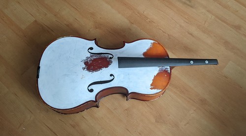 Old cello for restoration - old,
