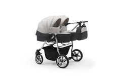 Twin Pram 2in1 Double Buggy Twins - 27 COLORS