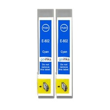 2 Cyan Ink Cartridges for