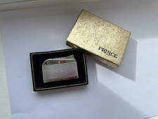 Prince Vintage Metal Gas Lighter Retro Slim High Jet Great Condition Used