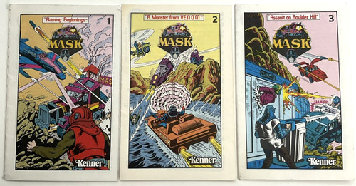 1985 kenner mask booklets - kenner,