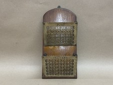 Antique Brass And Oak  Letter