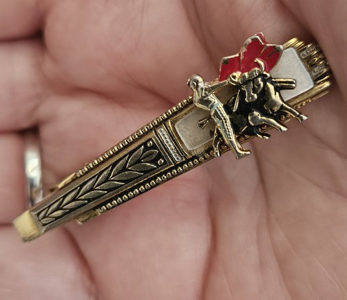 Vintage goldtone tie - vintage,