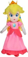 OFFICIAL NINTENDO SUPER MARIO LARGE 12" PRINCESS PEACH PLUSH SOFT TOY TEDDY NEW