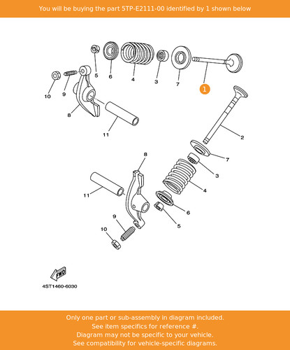 Yamaha valve intake - yamaha, valve,