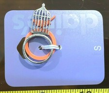 Ring Cute Bird with Cage