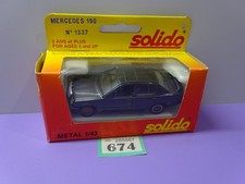 Vintage Solido N.1337 Mercedes 190 E 2.3 16V 1:43 Boxed