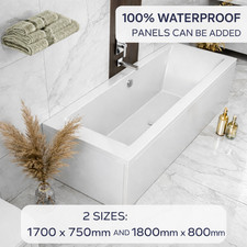 Double Ended Square Bath