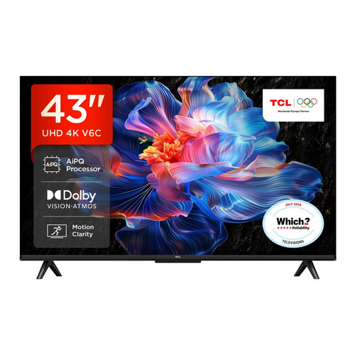Tcl 43v6c uhd hdr - uhd, smart