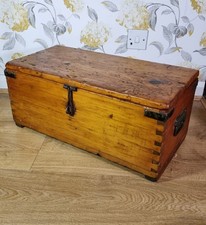 Old Vintage Wooden Dovetailed