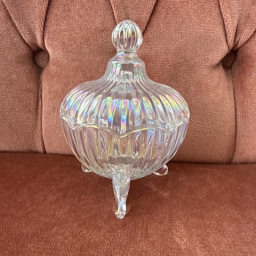 Glass sugar bowl - glass, vintage