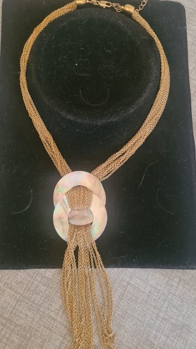 Gold tone chain - tone, necklace