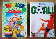 2x NES Games: Kickle Cubicle [Boxed] & Goal! [Boxed w/Manual]