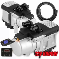 12V 6KW Upgraded Diesel Water Heater Water Pump Remote Control for Car Boat RV